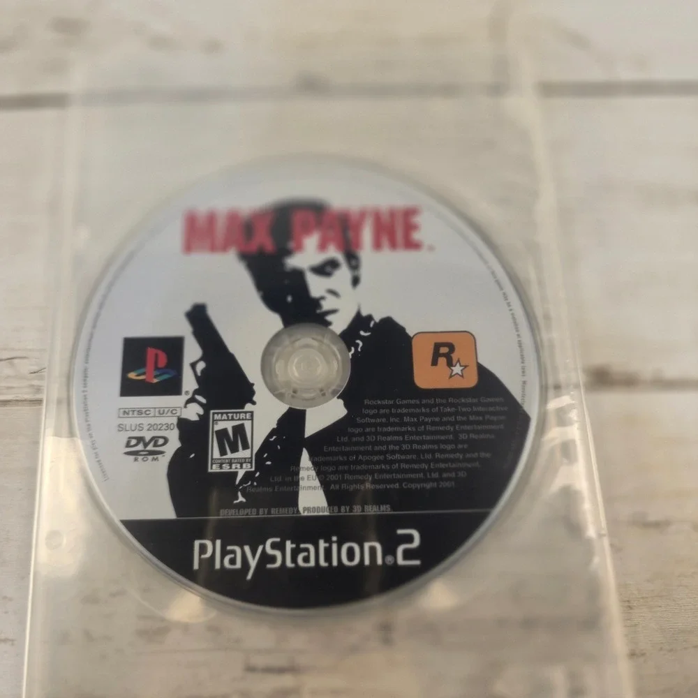 Max Payne Sony PlayStation 2 PS2 Game Disc Only SLUS 20230 Rockstar Games